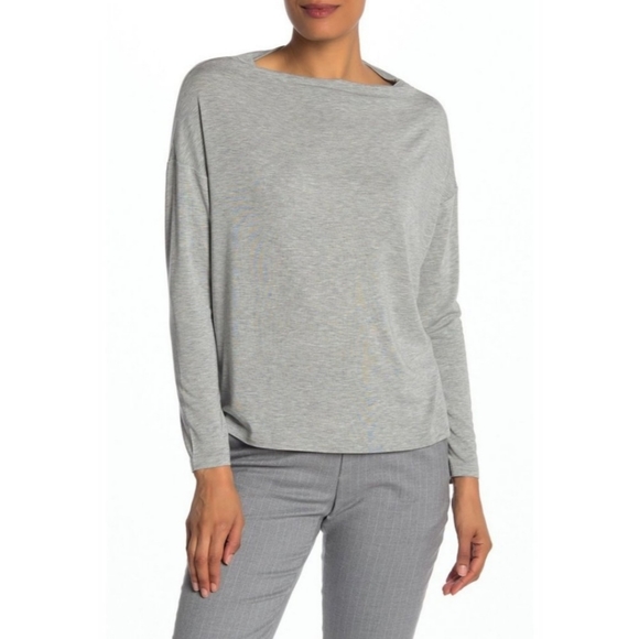 Club Monaco Tops - CLUB MONACO 100% Linen Grey Top